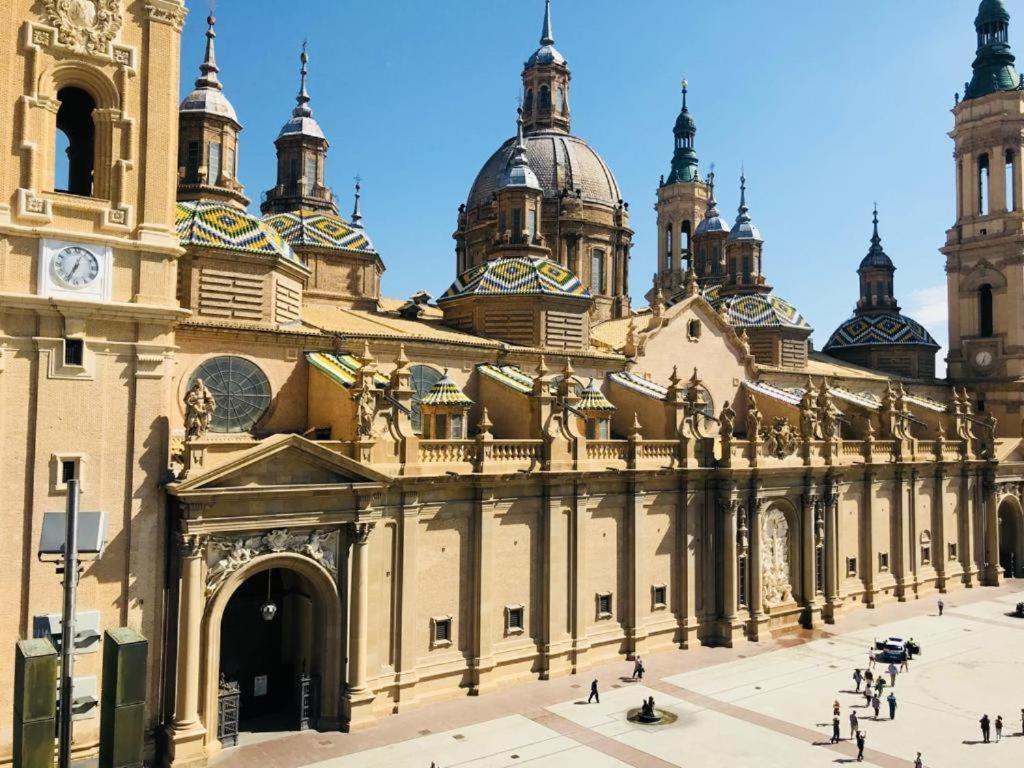 Апартаменты Vtz El Balcon A La Basilica I - Vistas Inmejorables A La Basilica Del Pilar! Сарагоса Экстерьер фото