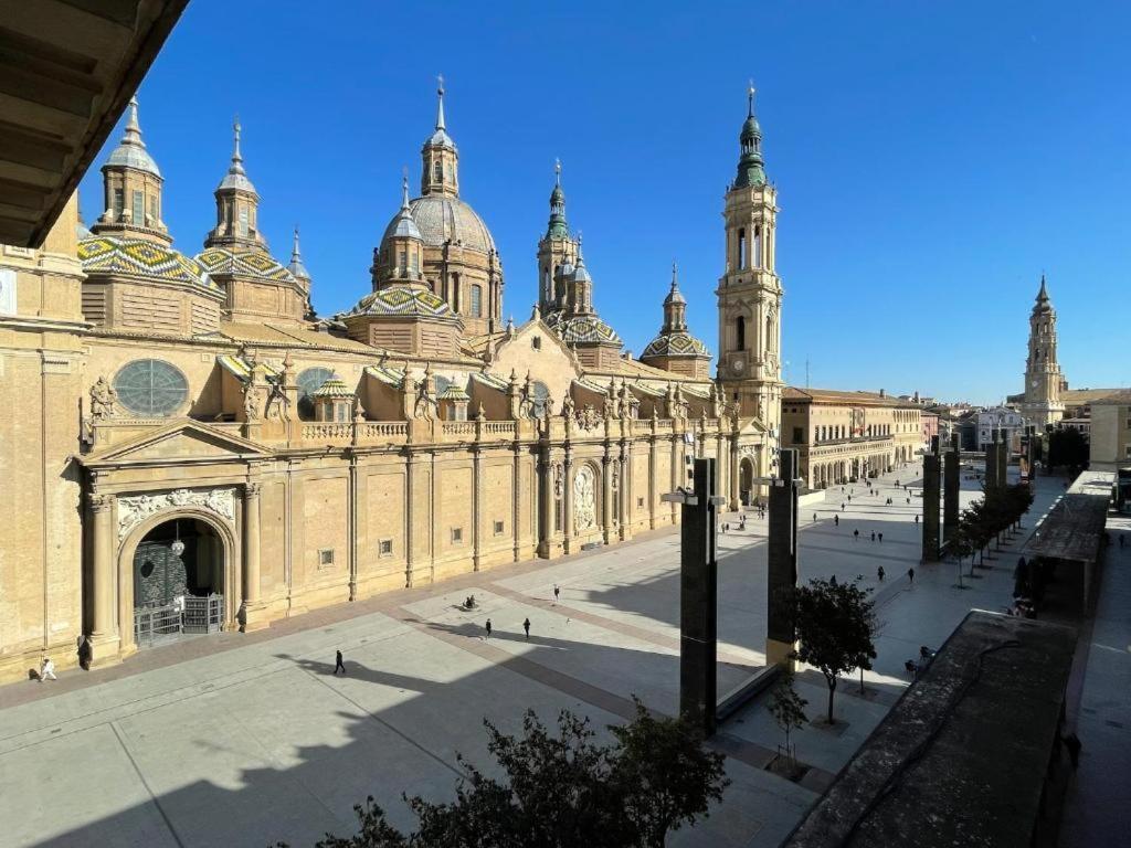 Апартаменты Vtz El Balcon A La Basilica I - Vistas Inmejorables A La Basilica Del Pilar! Сарагоса Экстерьер фото